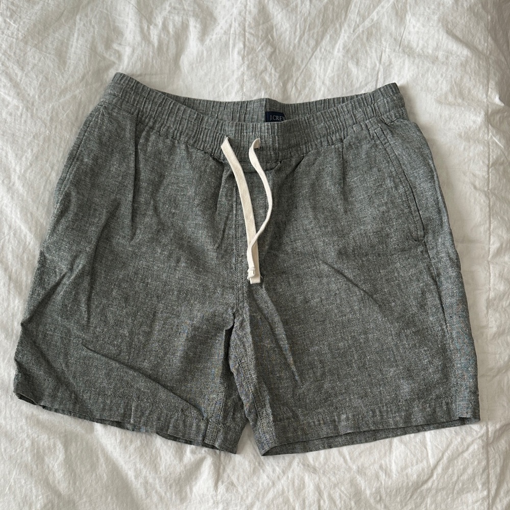 Gray Drawstring J. Crew Shorts